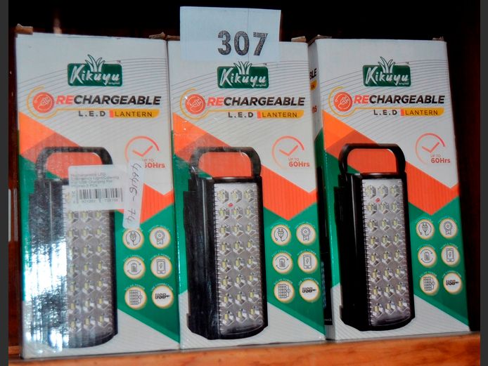LOT: 3 x RECHARGEABLE L.E.D. LANTERNS [Untested]