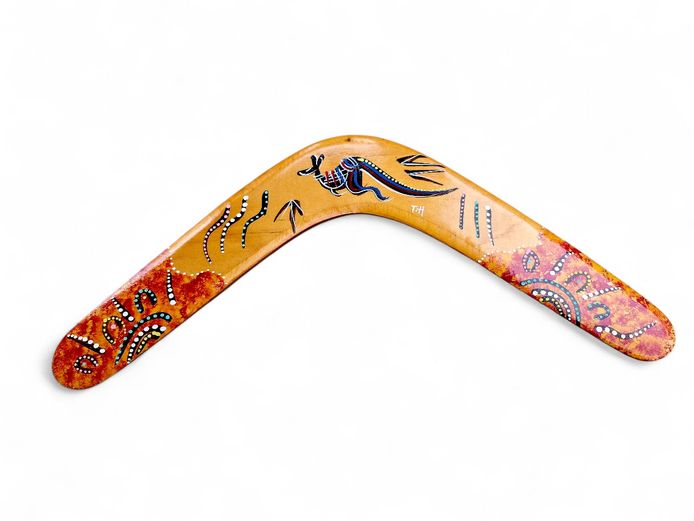 Large Aboriginal Handmade Boomerang