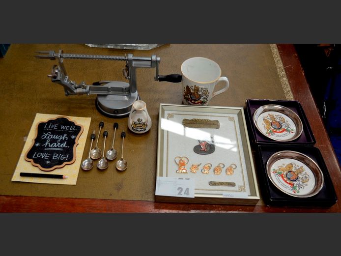 SILVER PLATE CAKE FORKS, TEASPOONS, etc