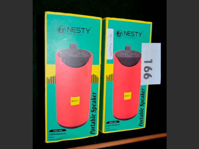 LOT: 2 x NESTY BLUETOOTH SPEAKER [Untested]