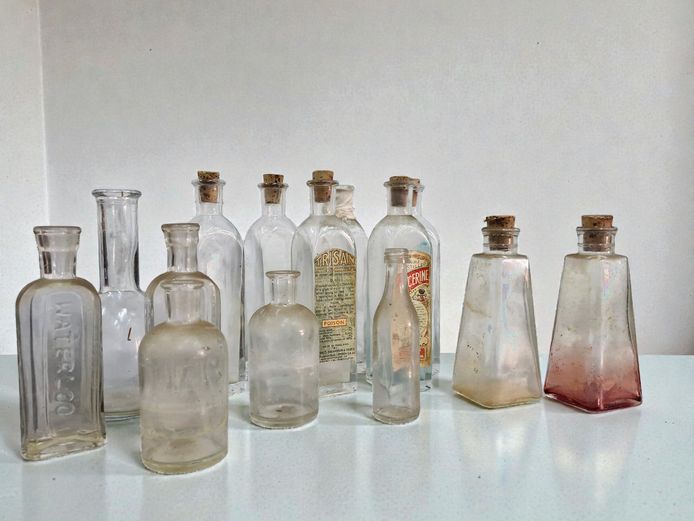 Vintage Glass Apothecary and Medicine Bottle Collection