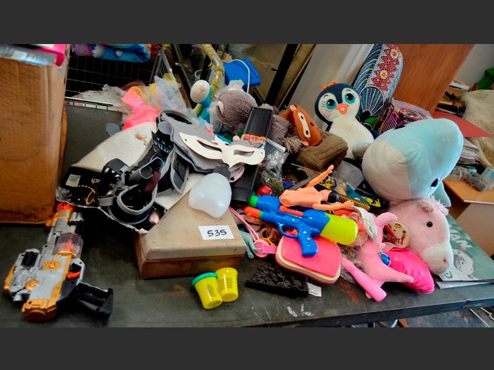 ASSORTED SOFT TOYS, JOYSTICK, etc
