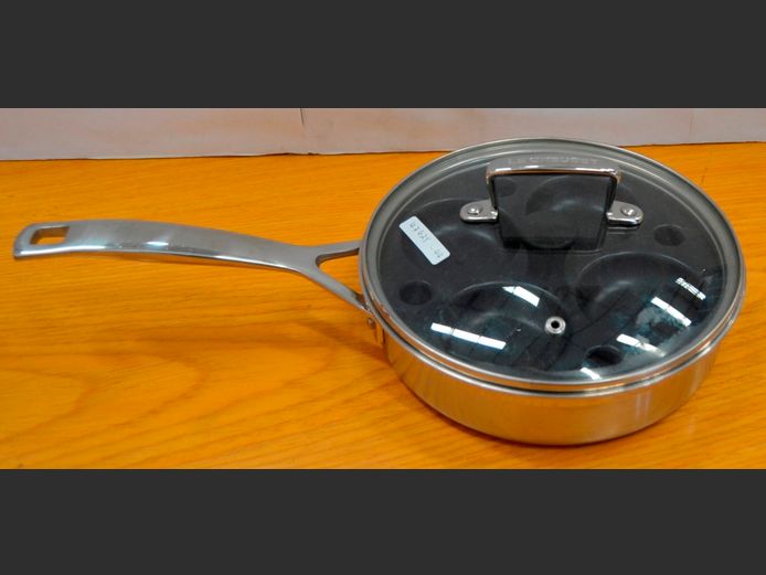 LE CREUSET STAINLESS STEEL POACHING PAN, 20cm Diameter