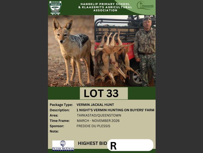 VERMIN JACKAL HUNT | FREDDIE DU PLESSIS