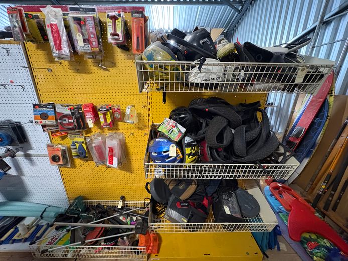 Set of Yellow Shelving 