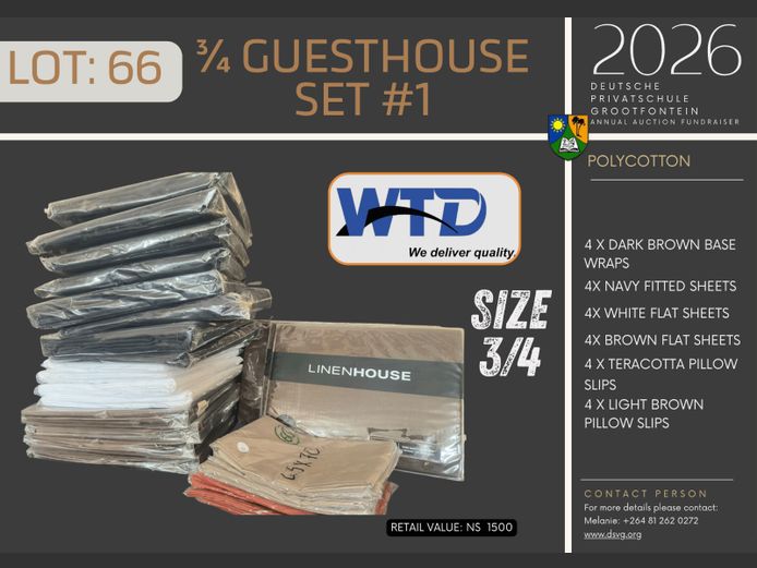 DEUTSCHE PRIVATSCHULE GROOTFONTEIN | ¾ GUESTHOUSE SET #1