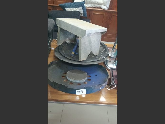 Cadac pan and steel bench