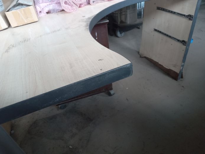 Wooden office desk