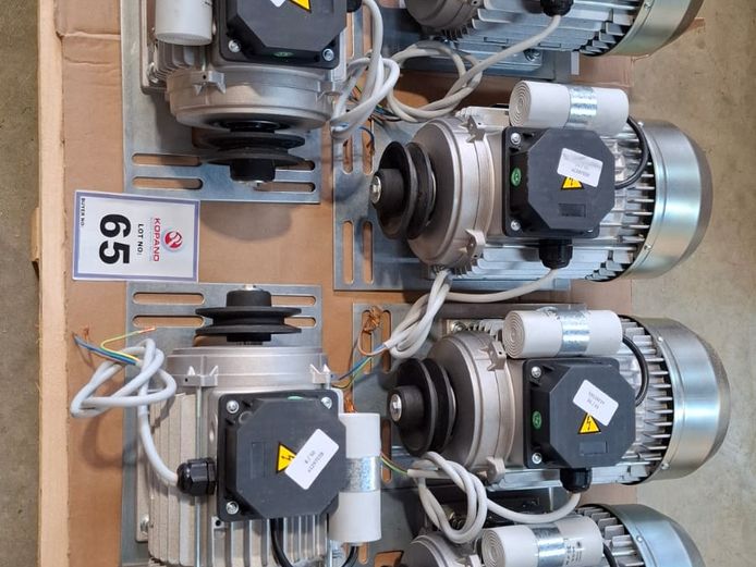 Electric motors: 1 HP x 6