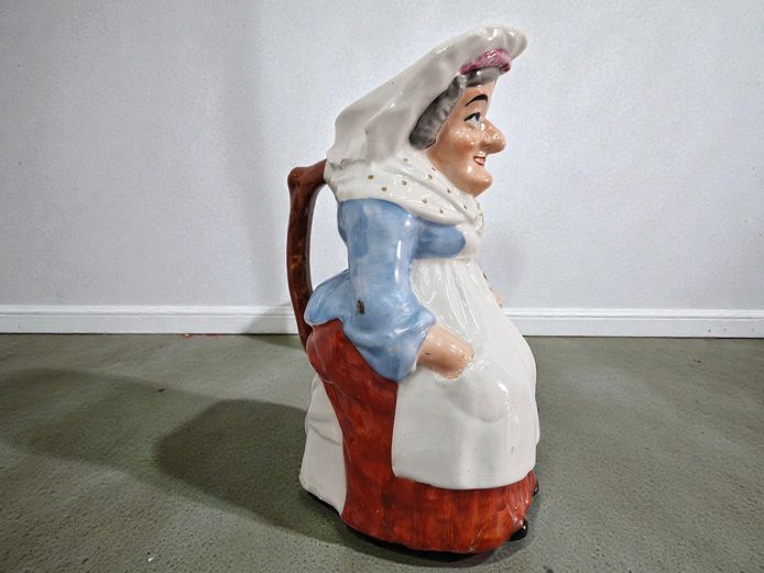 19th Century Staffordshire Punch & Judy Character Toby-Style Jug