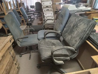Assorted office chairs scrap