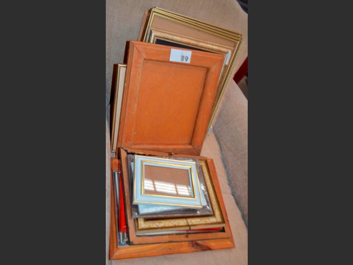 VARIOUS PICTURE FRAMES, PHOTO FRAMES, etc