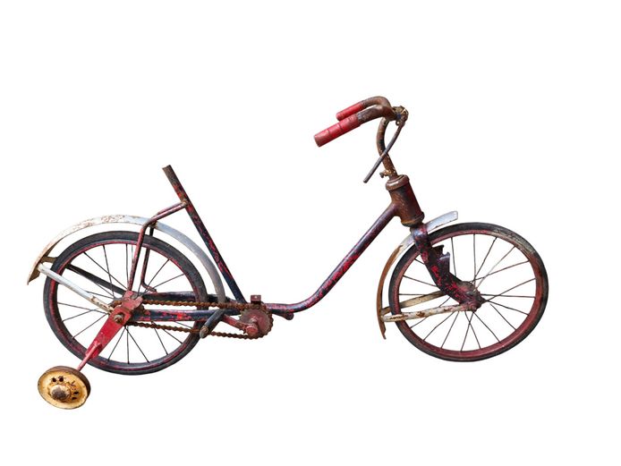 Vintage Decorative Children's Metal Bicycle