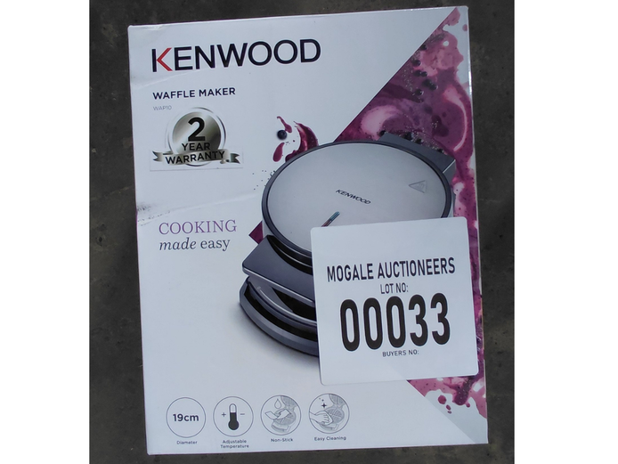 KENWOOD WAFFLE MAKER 