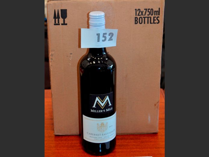 LOT OF 12 x 750ml BOTTLES MILLERS MILE 2014 CABERNET SAUVIGNON [Condition of contents unknown]