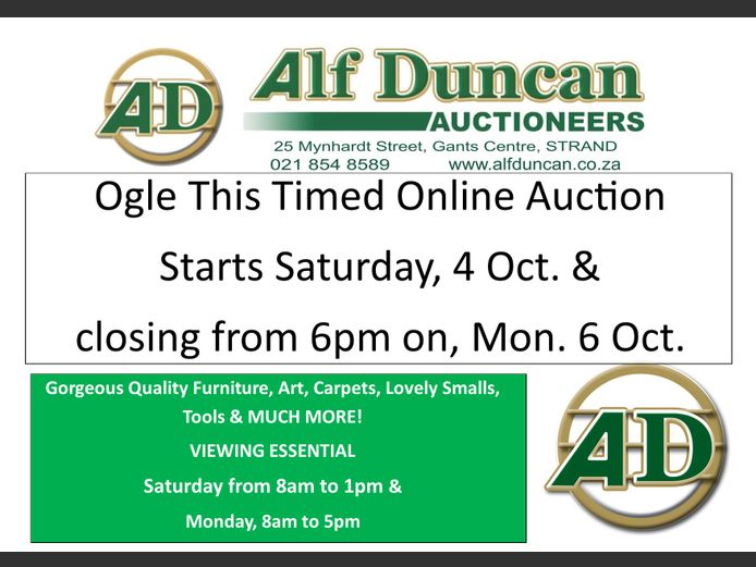 Ogle This Timed Online Auction