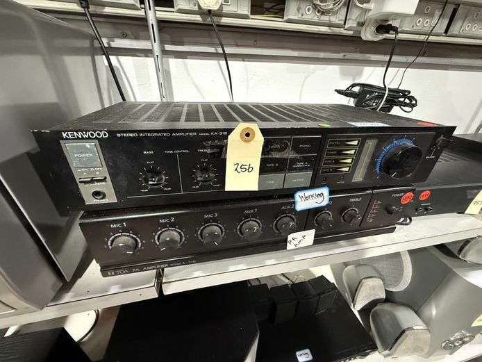 Kenwood Amp + PA Amp 