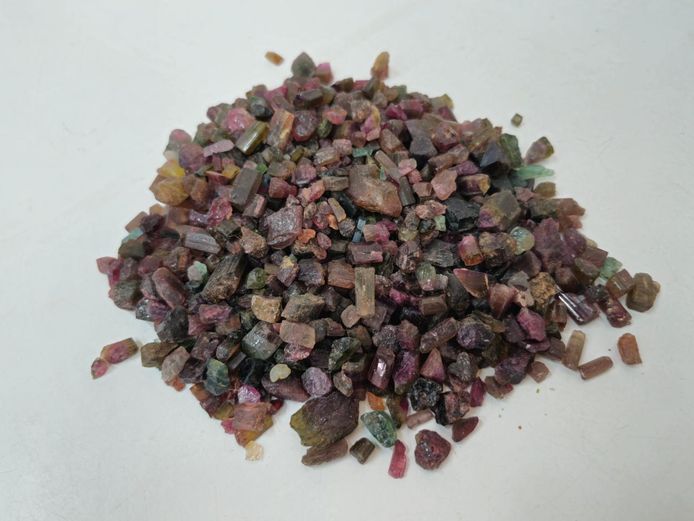 Lot of Mixed Uncut Natural Tourmaline Rough Crystals