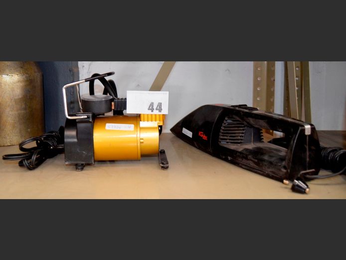 LOT: KIRBY HANDHELD VACUUM CLEANER & A MINI COMPRESSOR [Untested]