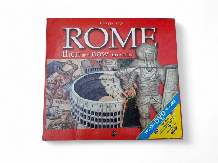 Rome "Then and Now in Overlay" by Giuseppi Gangi
