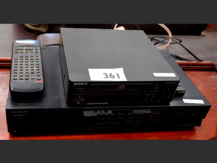 SONY AMPLIFIER & CD PLAYER [Switch on, untested further]