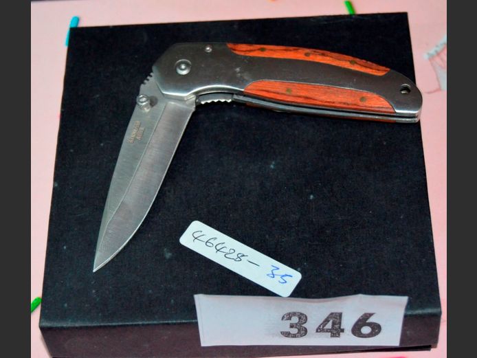 BUSH BABY STAINLESS STEEL FLICK KNIFE
