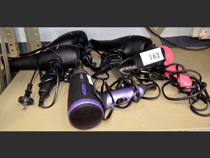LOT OF 5 OTTIMO HAIRDRYERS [Switch on]