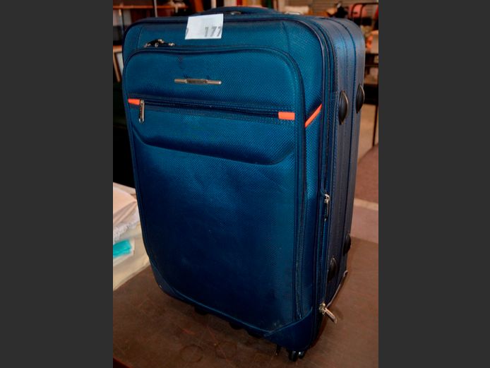 BLUE STAR SUITCASE, 42 x 24 x 66cm