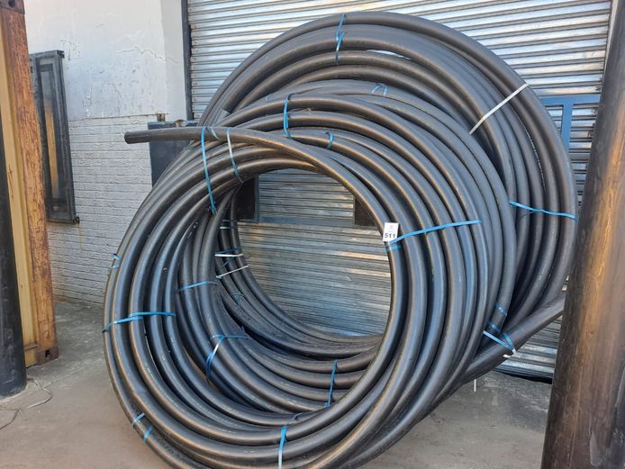 Lot plastic pipes