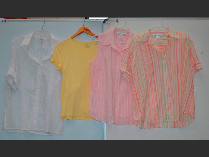 LOT: 4 x JONES, NEW YORK, LADIES TOPS [Size XL]