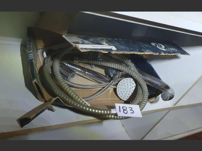 LOT: SHOWER HEAD, TAP, etc