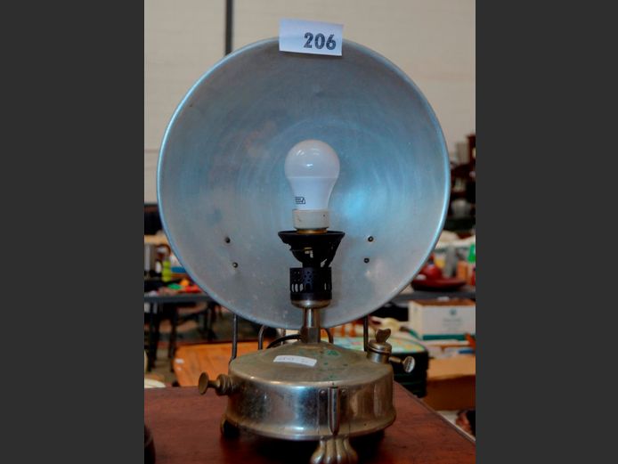 PRI-MUS VINTAGE LAMP, 46cm High [Converted to electricity]