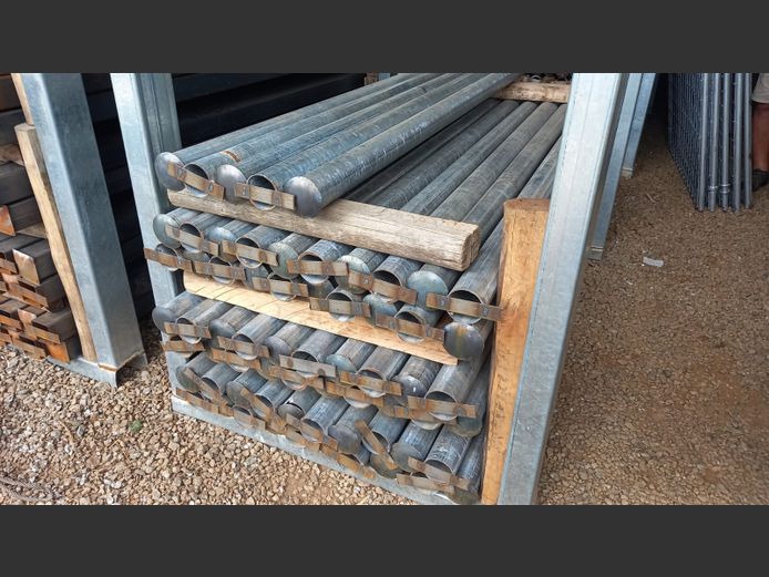 2m Round poles galvanised 76mm 2mm thick