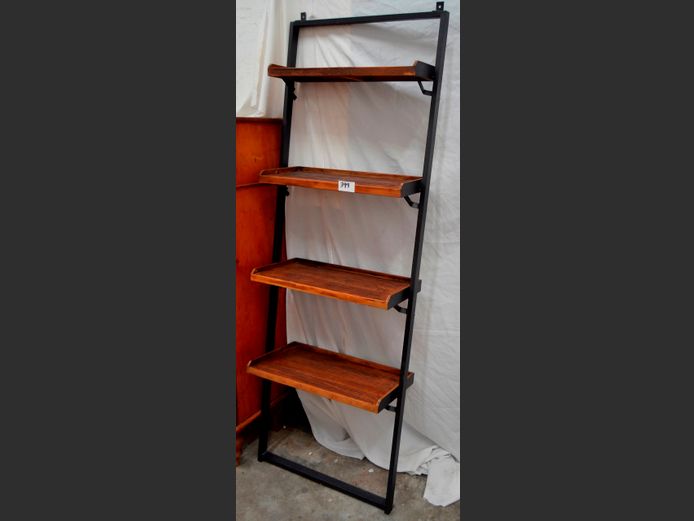 LE GRANGE WALL MOUNT 4-TIER SHELF, 70 x 32 x 201cm