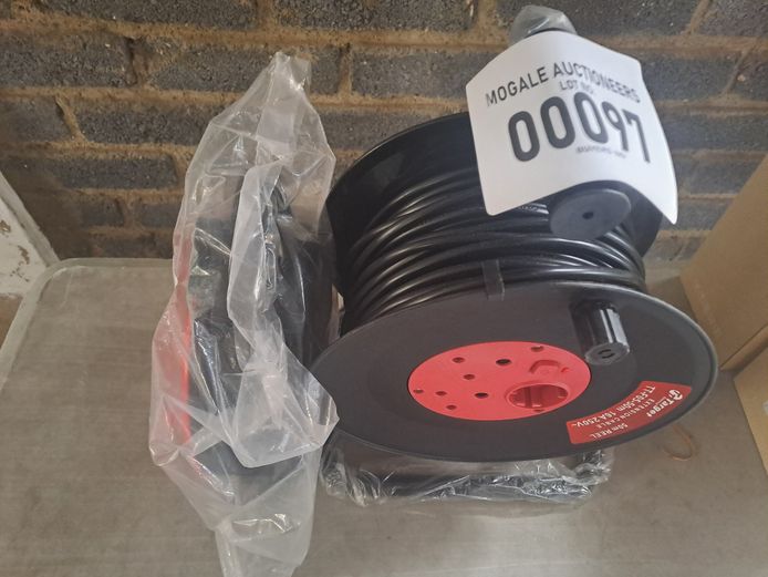 LOT OF SELECTRIX CLOSED EXTENSION REED 10M/ 50M CABLE REEL EXTENSION WITH 3 SOCKETS 
