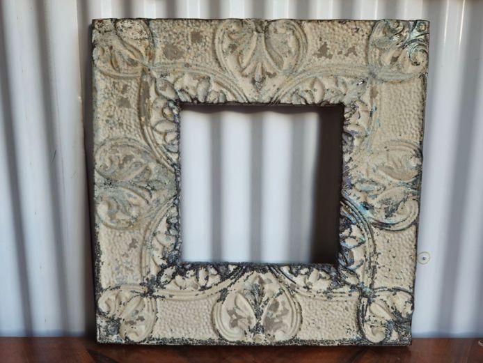 Antique Pressed Ceiling Picture Frame