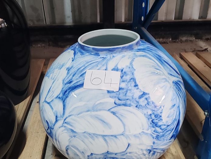 Blue & White Porcelain Vase (STC)