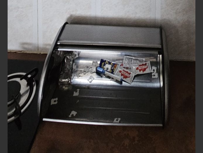 Stainless Steel Bread Bin