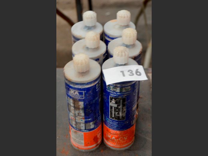 LOT OF 6: I.K.A. CHEMICAL ANCHORS [Sealed]