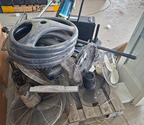 Assorted Fans and Computer scrap