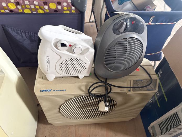 Air Cooler + 2 Portable Heaters  