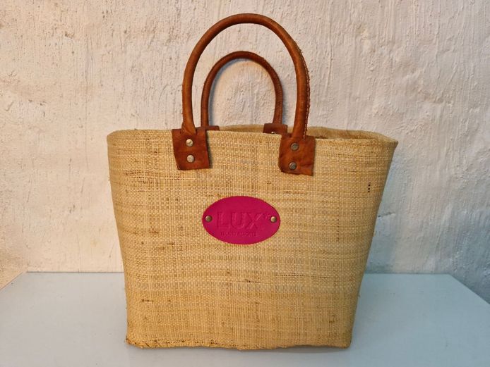 LUX Island Resorts Handwoven Straw Beach Bag*
