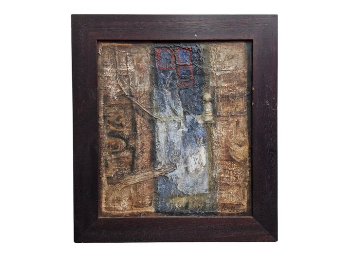 Contemporary Mixed Media Abstract Painting by Levy (2003)
