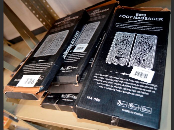 LOT OF 8: EMS FOOT MASSAGERS [Untested]