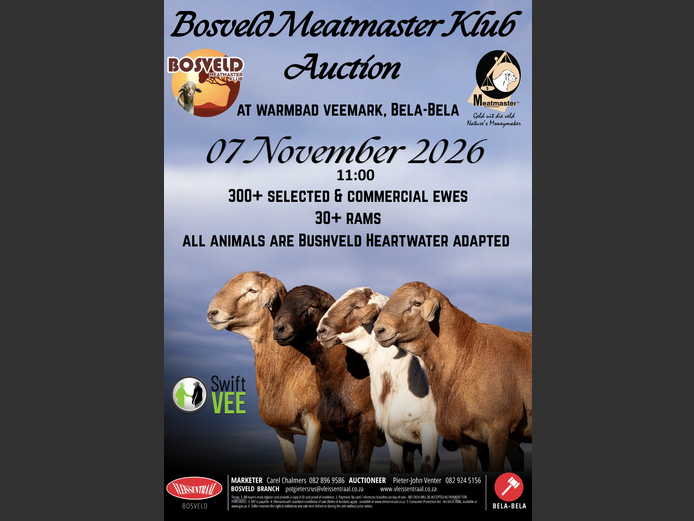 BOSVELD MEATMASTER CLUB AUCTION