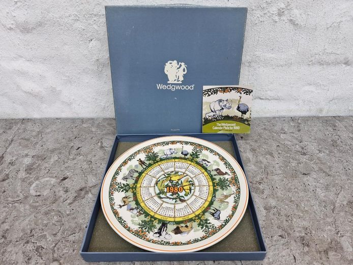 c.1980 Wedgwood 'Safari' Calendar Collector Plate 