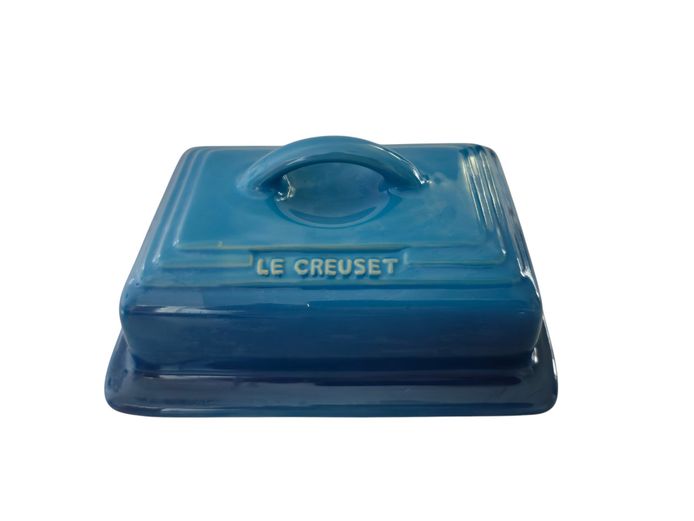 Le Creuset French Blue Stoneware Butter Dish Lid