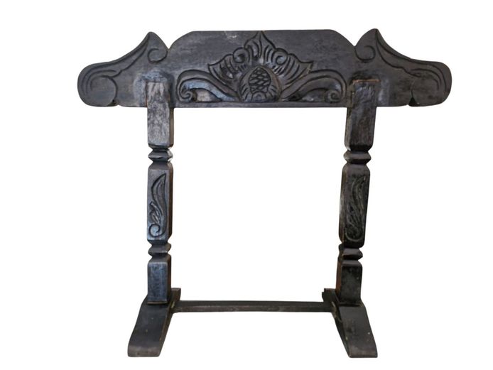 Balinese Wood Carved Gong Stand