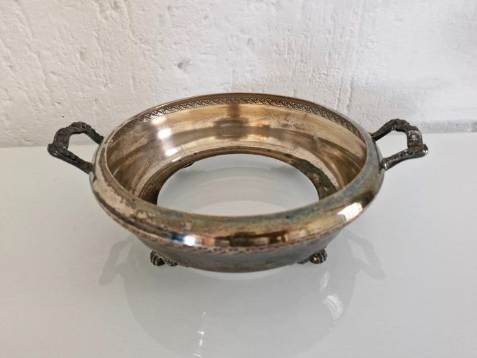 Wm. A. Rogers Silver Plate Casserole Dish Holder Stand