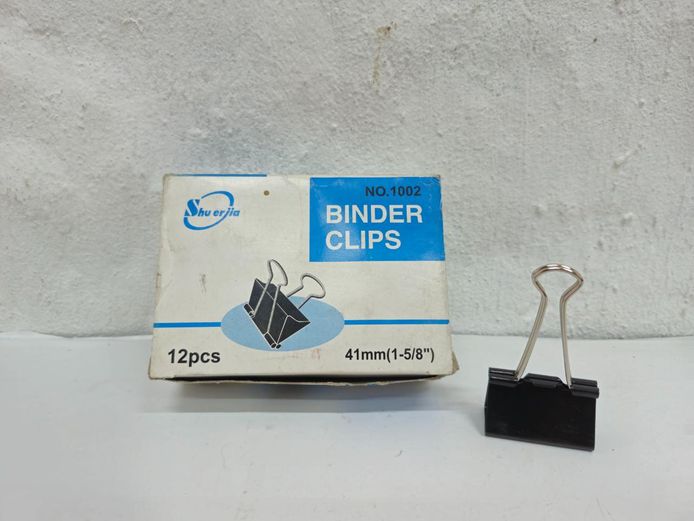 Box of 12 Binder Clips
